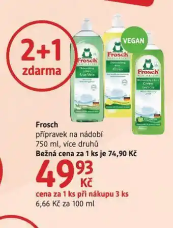 dm drogerie Frosch přípravek na nádobí nabídka