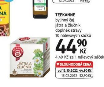 dm drogerie Teekanne čaj nabídka