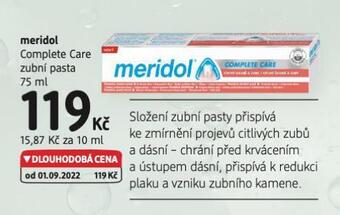 dm drogerie Meridol zubní pasta nabídka
