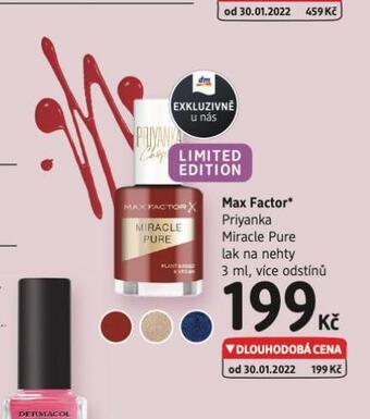 dm drogerie Max factor lak na nehty nabídka