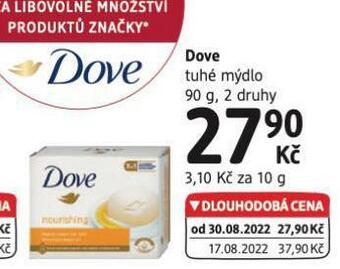 dm drogerie Dove tuhé mýdlo nabídka