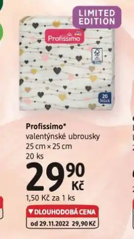 dm drogerie Valentýnské ubrousky nabídka