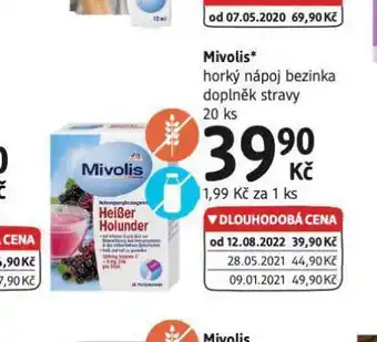 dm drogerie Mivolis horský nápoj nabídka