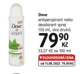 dm drogerie Dove antiperspirant nabídka