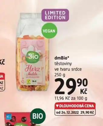 Těstoviny ve tvaru srdce