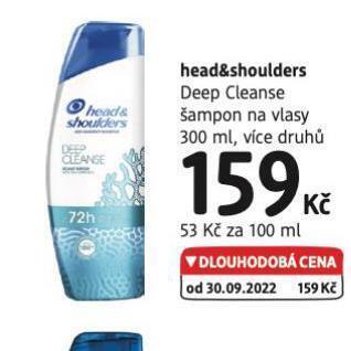 dm drogerie Head & shoulders šampon nabídka