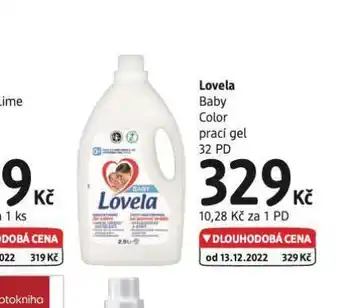 dm drogerie Lovela prací gel nabídka