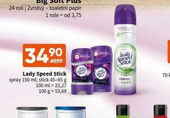 Terno Lady speed stick spray nabídka