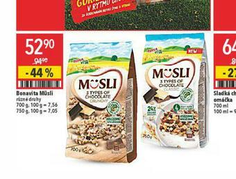 Globus Bonavita müsli nabídka