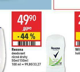 Globus Rexona deodorant nabídka