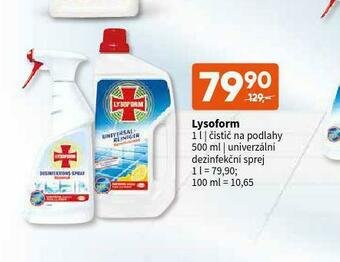 Terno Lysoform čistič na podlahy nabídka