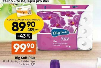 Terno Big soft plus toaletní ppaír nabídka