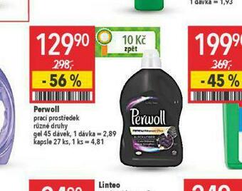 Globus Perwoll speciální prací prostředek nabídka