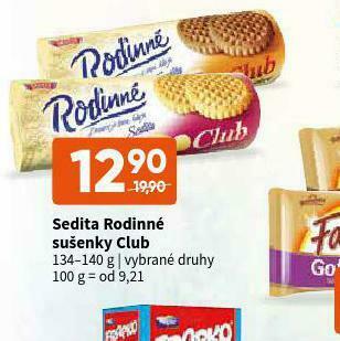 Terno Sedita rodinné sušenky club nabídka