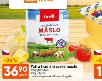 Terno Tatra máslo nabídka