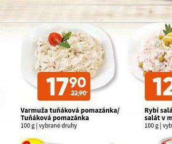 Terno Varmuža tuňáková pomazánka nabídka