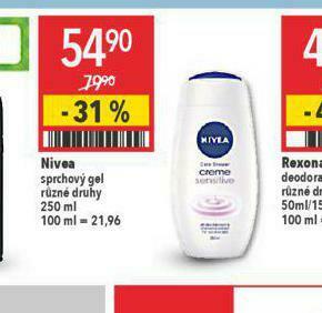 Globus Nivea sprchový gel nabídka