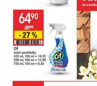 Globus Cif čistící prostředek nabídka