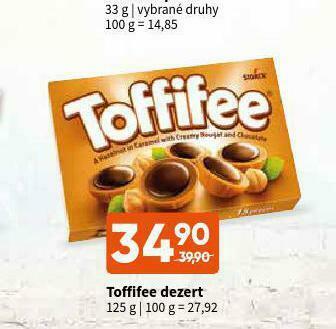 Terno Toffifee dezert nabídka