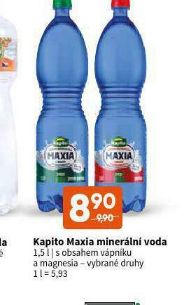 Terno Kapito maxia minerální voda nabídka