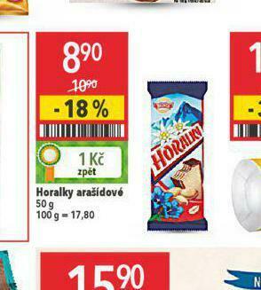 Globus Horalky arašídové nabídka
