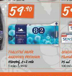 Terno Harmony premium toaletní papír nabídka