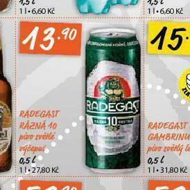 Terno Pivo radegast rázná 10 nabídka