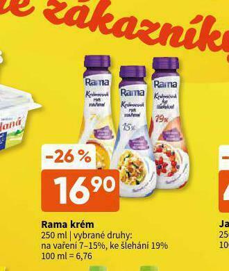 Terno Rama krém nabídka