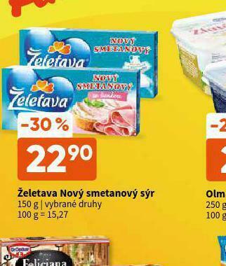 Terno Želetava nový smetanový sýr nabídka