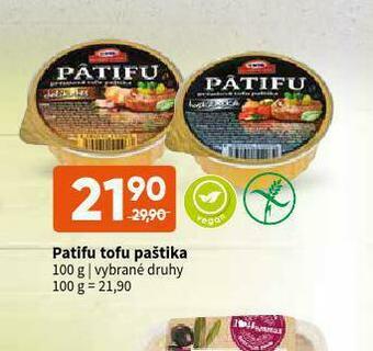 Terno Patifu tofu paštika nabídka