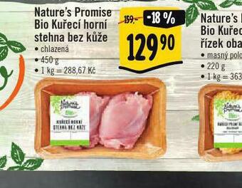 Albert Bio kuřecí horní stehna bez kůže nabídka