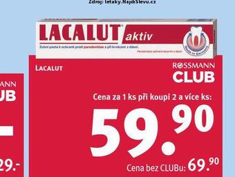 Rossmann Lacalut aktiv zubní pasta nabídka