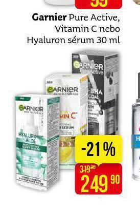 Teta Garnier pure active sérum nabídka
