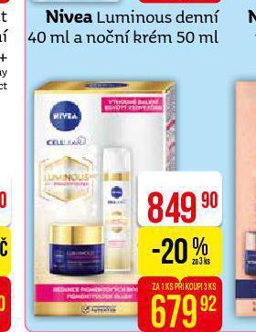 Teta Nivea luminous krém nabídka