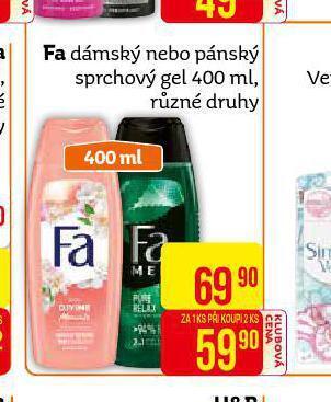 Teta Fa sprchový gel nabídka