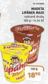 Coop Madeta lipánek maxi 130 g nabídka
