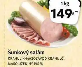 Coop Šunkový salám 1kg nabídka