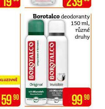 Teta Borotalco deodoranty nabídka
