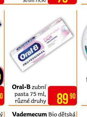 Teta Oral-b zubní pasta nabídka