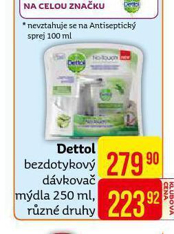 Teta Dettol bezdotykový dávkovač mýdla nabídka