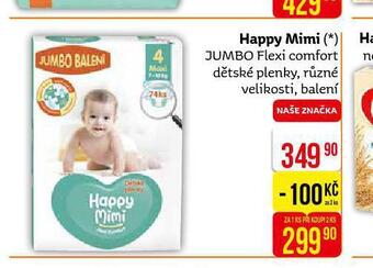 Teta Happy mimi dětské plenky nabídka