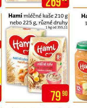 Teta Hami mléčná kaše nabídka