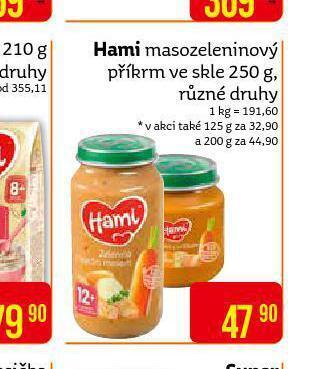 Teta Hami masozeleninový příkrm nabídka