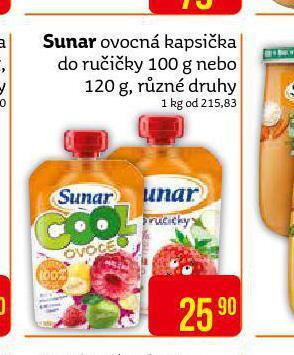 Teta Sunar ovocná kapsička nabídka