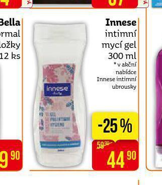 Innese intimní mycí gel