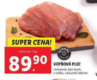 Lidl Vepřová plec bez kosti nabídka