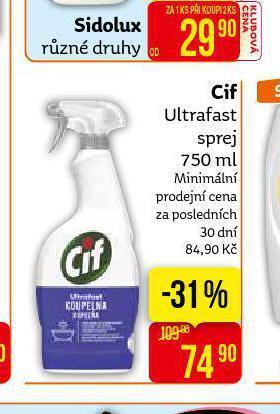 Teta Cif ultrafast sprej nabídka