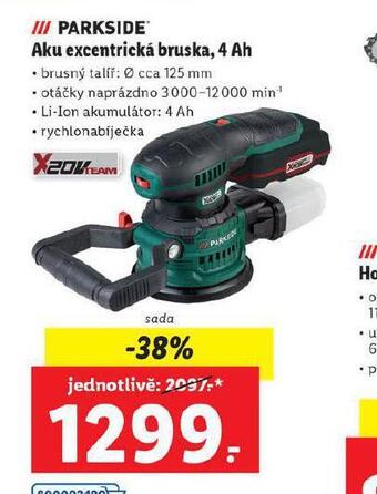 Lidl Aku excentrická bruska nabídka