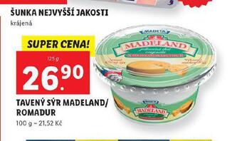 Lidl Tavený sýr madeland / romadur nabídka
