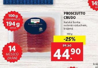 Lidl Prosciutto crudo nabídka